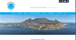 Desktop Screenshot of africanbluetours.com